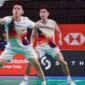 Pemain Ganda Putra Indonesia Rayakan Kemenangan di Babak 16 Besar Indonesia Masters 2026